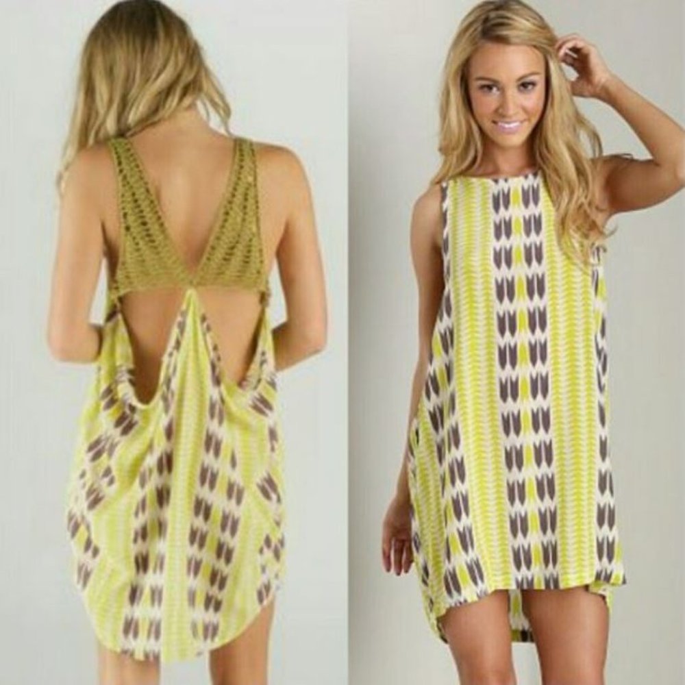 Acacia Swimwear Silk Hong Kong Dress NWOT